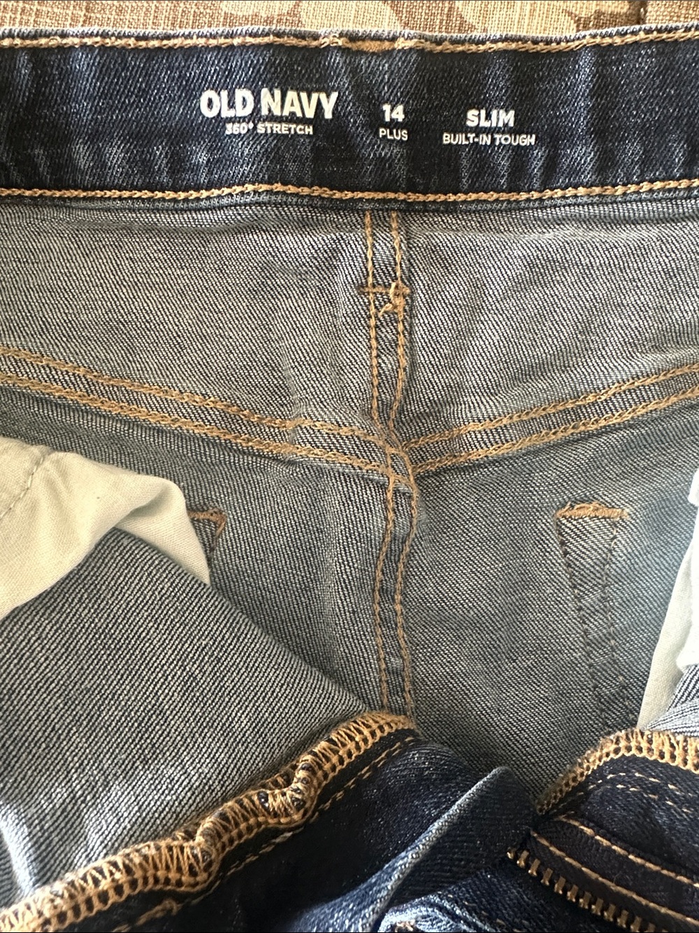 Old Navy Slim Fit Jeans  with 360 Stretch— Medium Dark wash
